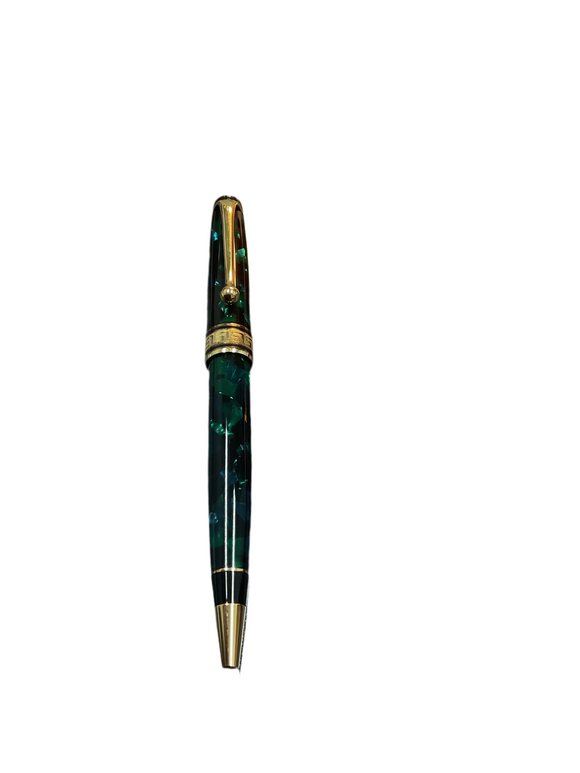 Aurora 998/VA Optima Green Auroloid Ballpoint Pen NOS