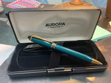 Aurora B31 Ipsilon Green Ballpoint Pen NOS