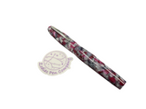 Zodiac Pen Company Frosted Sangria, Cancer Model with Chrome Clip Custom Made Fountain Pen