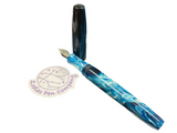 Zodiac Pen Company Arctic Blast Brooks Resin, Virgo Model Custom Made Fountain Pen