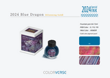 ColorVerse Korea Special 2024 Blue Dragon Glistening Gold Fountain Pen Ink 15ml