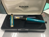 Aurora Ipsilon Fountain Pen Green and Gold NOS