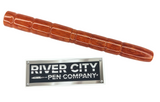 River City Pen Company Modified Westwood 2 Tone Orange Bamboo