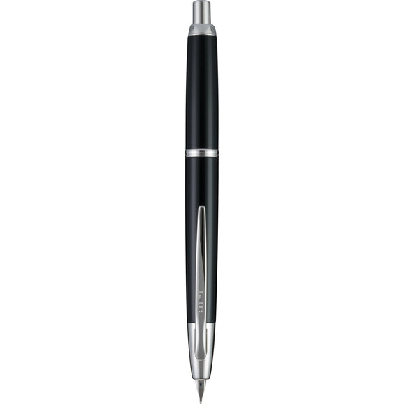 Pilot Decimo Black and Silver Fountain Pen