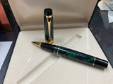 Aurora 975/VA Optima Green Emerald Rollerball Pen NOS