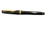 Pilot Justus 95 Black with Gold Trim adjustable nib fountain pen  NEW!