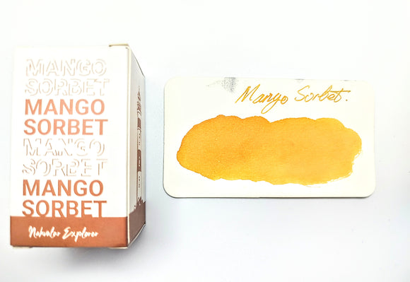 Nahvalur Explorer Fountain Pen Ink Mango Sorbet 20ml bottle