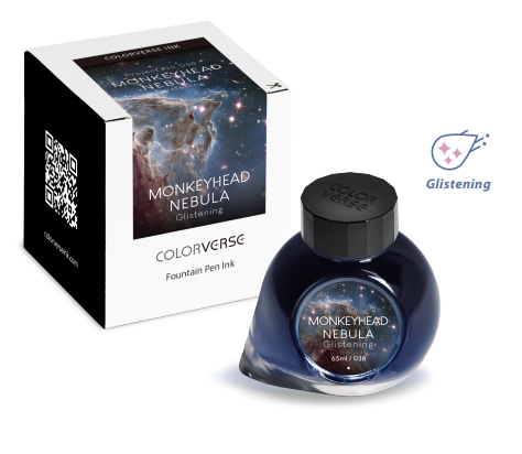 Colorverse Project Ink Vol 6 Monkeyhead Nebula Glistening Fountain Pen Ink 65ml