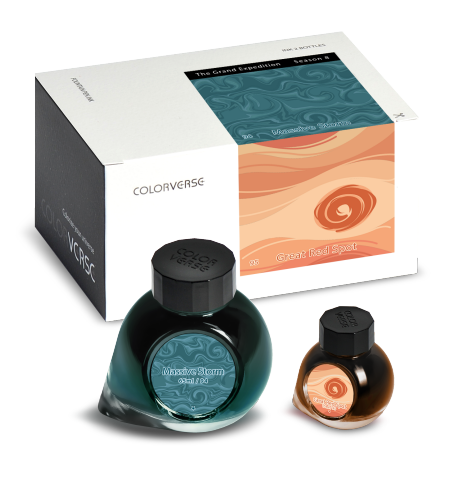 Colorverse Season 8 Massive Storm & Great Red Spot Fountain Pen Ink 65 + 15ml