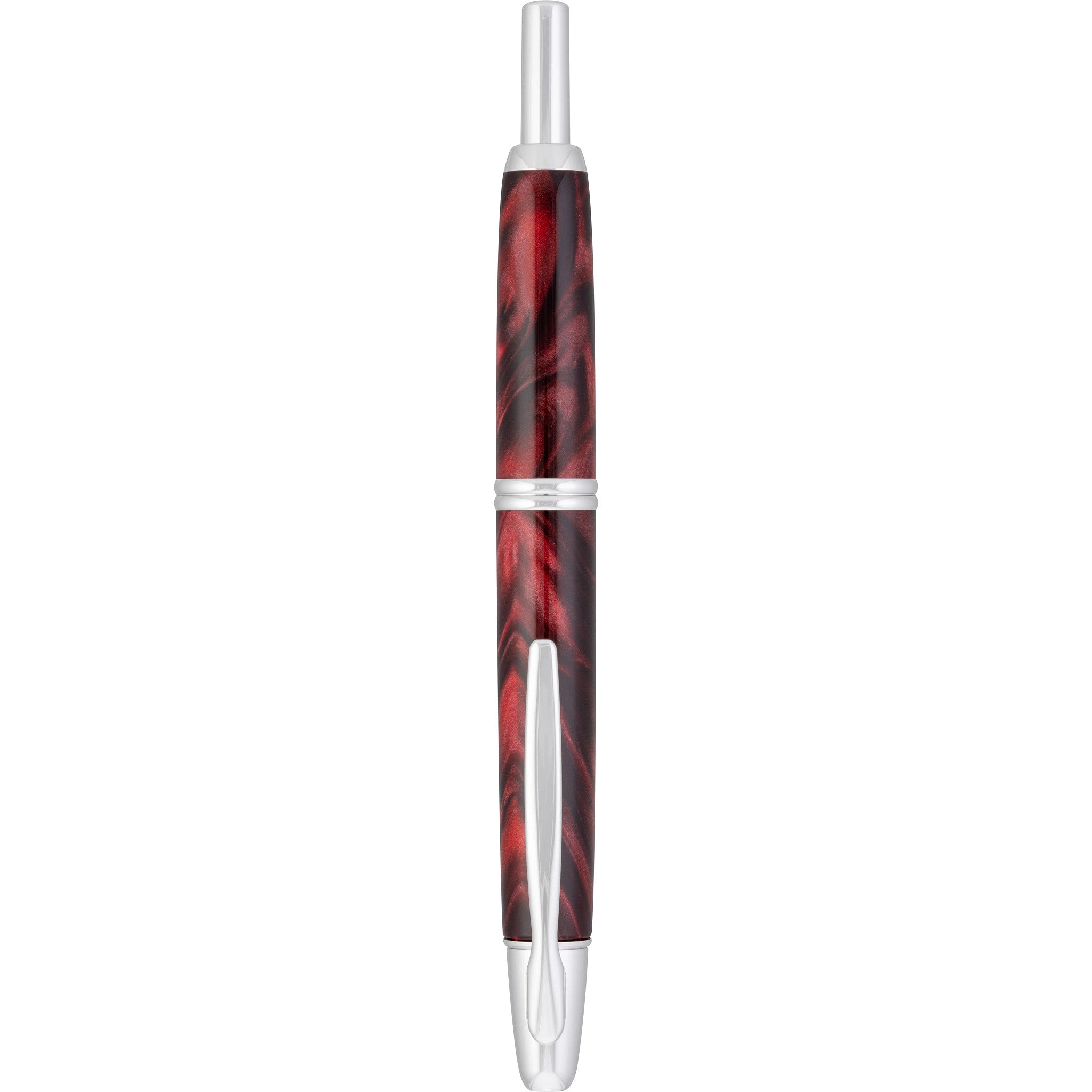 Pilot Vanishing Point Red / Gold Fountain Pen, Fine